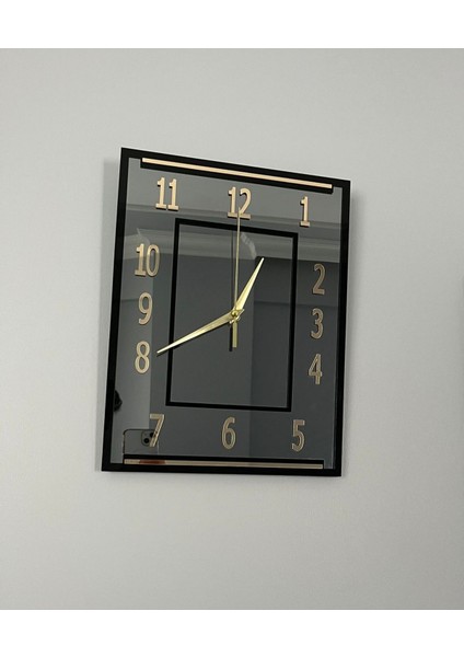 Şık Dekoratif Ayna Duvar Saati, Zarif ve Eşsiz Hediye Seçeneği