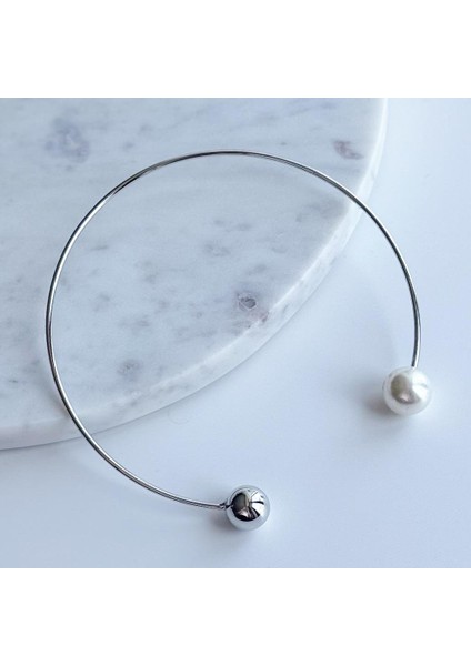 Çelik Incili Choker