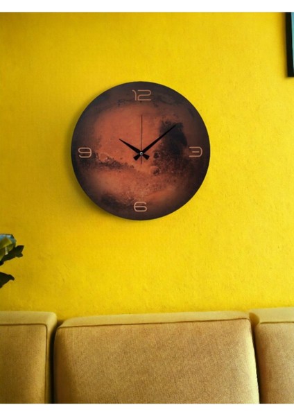 Modern Yuvarlak Duvar Saati, Şık Tasarım, 40X40CM, Ev ve Ofis Için Mükemmel Seçim