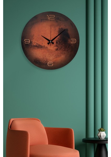 Modern Yuvarlak Duvar Saati, Şık Tasarım, 40X40CM, Ev ve Ofis Için Mükemmel Seçim fiyatları