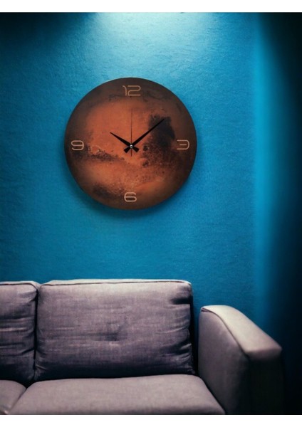 Modern Yuvarlak Duvar Saati, Şık Tasarım, 40X40CM, Ev ve Ofis Için Mükemmel Seçim fırsatları