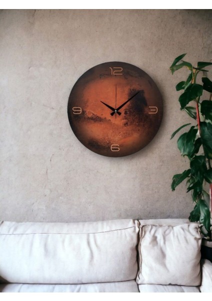 Modern Yuvarlak Duvar Saati, Şık Tasarım, 40X40CM, Ev ve Ofis Için Mükemmel Seçim indirimleri