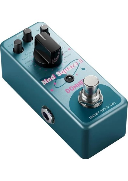 Donner Mod Square Iı 16-Mod Modulation Gitar Efekt Pedalı (Yeşil)