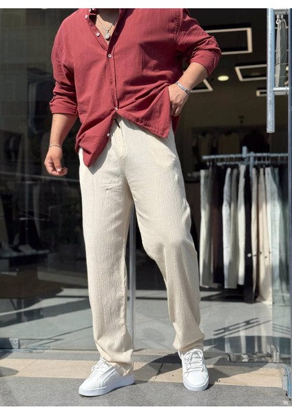 Kırinkıl Keten Erkek Jogger Pantolon