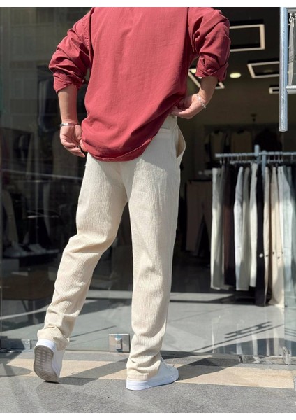 Kırinkıl Keten Erkek Jogger Pantolon