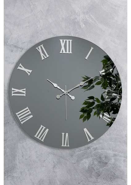 Modern 46 cm Gerçek Aynalı Pleksi Rakamlı Duvar Saati, Şık ve Fonksiyonel Tasarım fiyatları