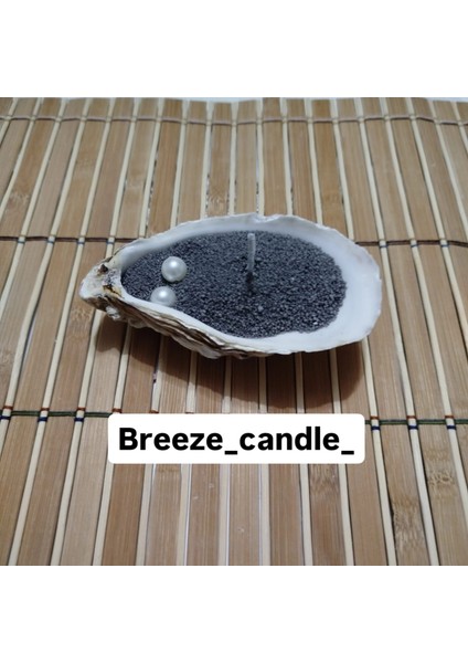 : Gerçek Istiridye Kabuğunda Yeni Nesil Toz Mum.