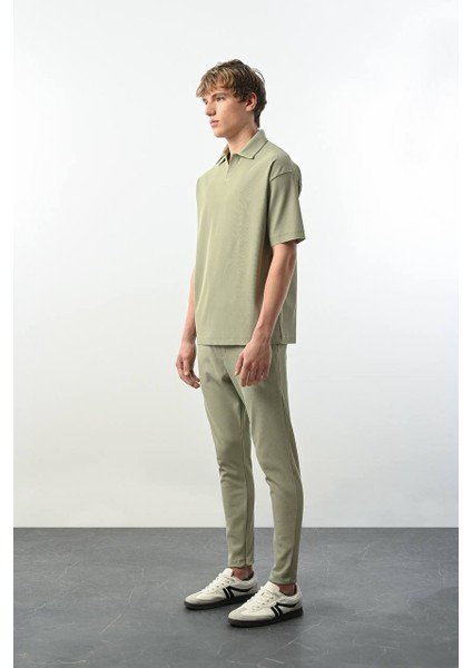 Erkek Fermuar Paça Detaylı Fitilli Jogger modelleri