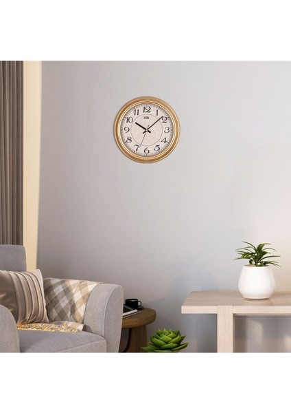 Şık Altın Renkli Klasik Duvar Saati, Zarif ve Estetik Tasarım fiyatları
