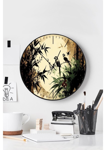 Renkli Dekoratif Duvar Saati, Şık Tasarım, Modern Ev Dekoru