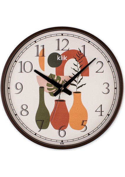 Dört Mevsim Serisi Dekoratif Duvar Saati, Şık ve Estetik Tasarım