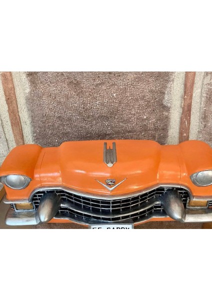 Cadillac Duvar Obje Araba Biblo Turuncu modelleri
