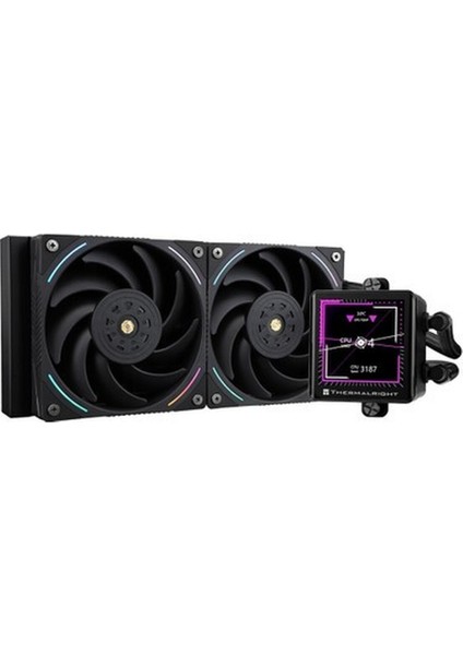 Frozen Vision 240 Black 240MM Intel-Amd Uyumlu Siyah Işlemci Sıvı Soğutucu
