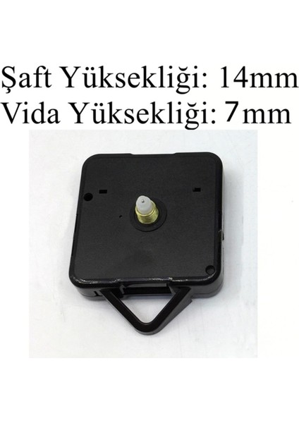 Beyaz Duvar Saati Mekanizması, Sessiz Akrep Yelkovan ve Saniye Motoru modelleri