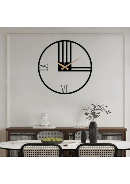 Şık Metal Duvar Saati, 50X50 Cm, Modern ve Zarif Dekorasyon Aksesuarı modelleri