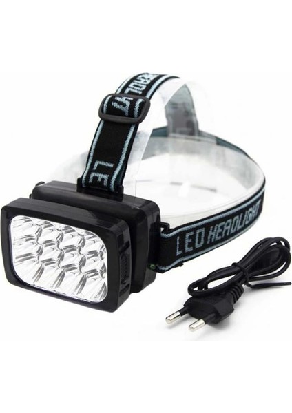 12 Ledli Güçlü Şarjlı Kafa Lambası WT-064 modelleri