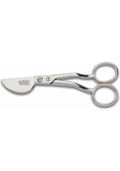 Rıza M-213 Dokumacı Ponpon Makası No: 6 Inç / 15,24 cm - Nikel Kaplama