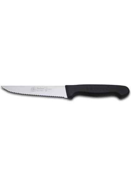 61005LZ - Lazerli Tırtıklı Sebze, Steak ve Biftek Bıçağı 12,5 cm