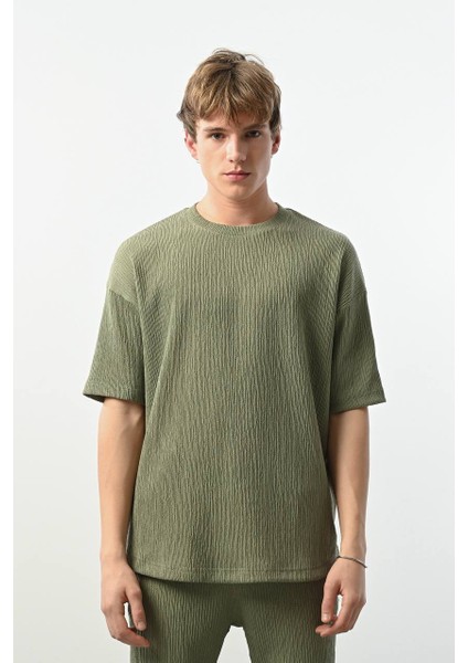 Erkek Krinkıl Oversize T-Shirt