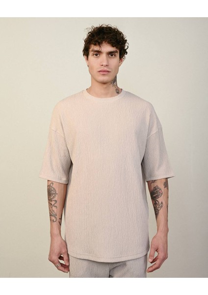Erkek Krinkıl Oversize T-Shirt