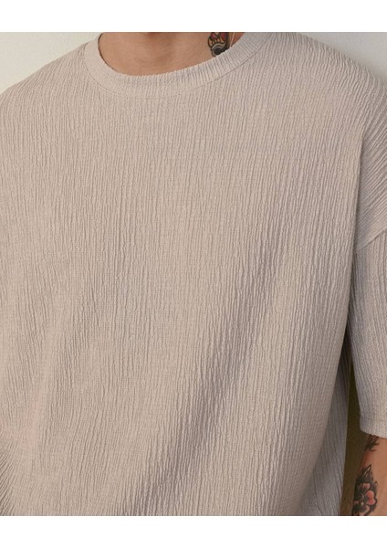 Erkek Krinkıl Oversize T-Shirt fiyatları