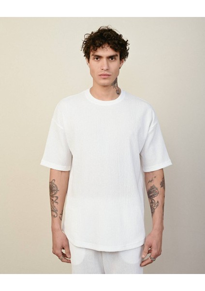 Erkek Krinkıl Oversize T-Shirt