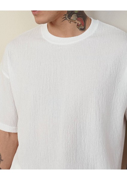 Erkek Krinkıl Oversize T-Shirt fiyatları