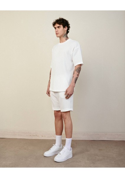 Erkek Krinkıl Oversize T-Shirt fırsatları