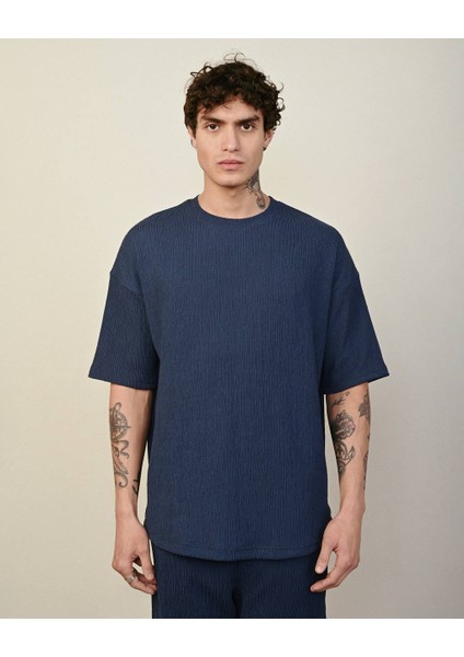 Erkek Krinkıl Oversize T-Shirt