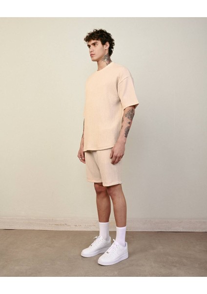 Erkek Krinkıl Oversize T-Shirt fırsatları