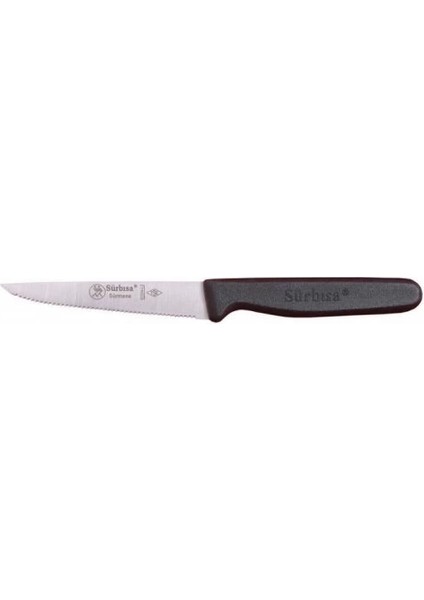 61004LZ - Sürmene Lazerli, Tırtıklı Sebze Bıçağı 9,5cm