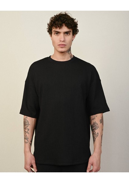 Erkek Krinkıl Oversize T-Shirt