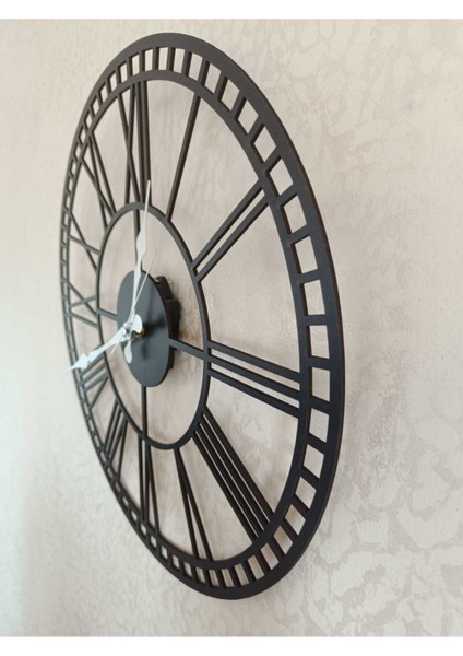 40 cm Siyah Dekoratif Duvar Saati, Şık ve Modern Tasarım modelleri