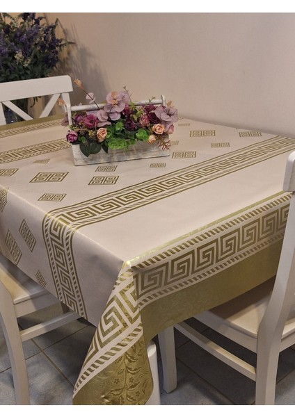 Elyaflı Pvc Muşamba - Desenli Silinebilir Masa Örtüsü