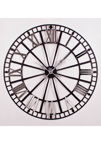 Ferforje Büyük Boy Siyah Iskelet Roma Rak, Şık ve Modern Dekorasyon.