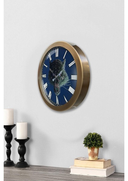 Doğal Eskitme Metal Duvar Saati, 36 Cm, Şık ve Özgün Tasarım fiyatları