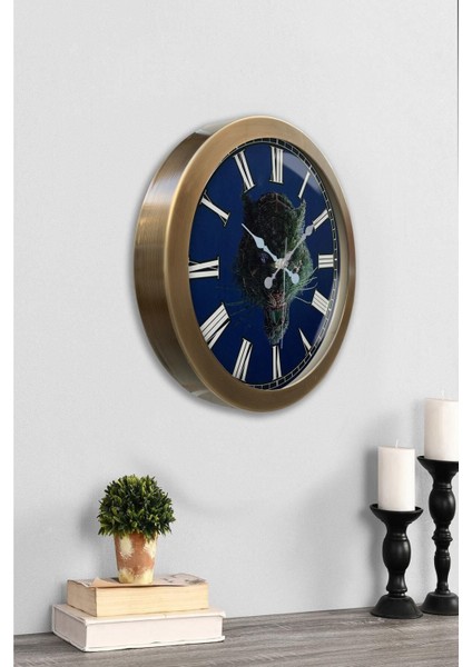Doğal Eskitme Metal Duvar Saati, 36 Cm, Şık ve Özgün Tasarım modelleri