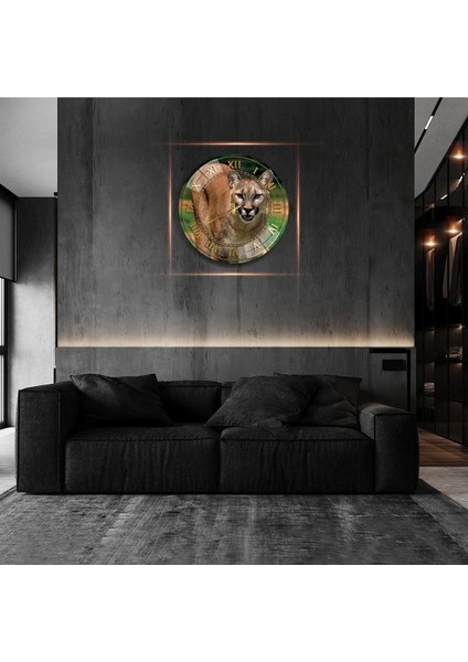 Şeffaf Cam Saat, 60 cm Uzunluk, Şık ve Modern Tasarım modelleri