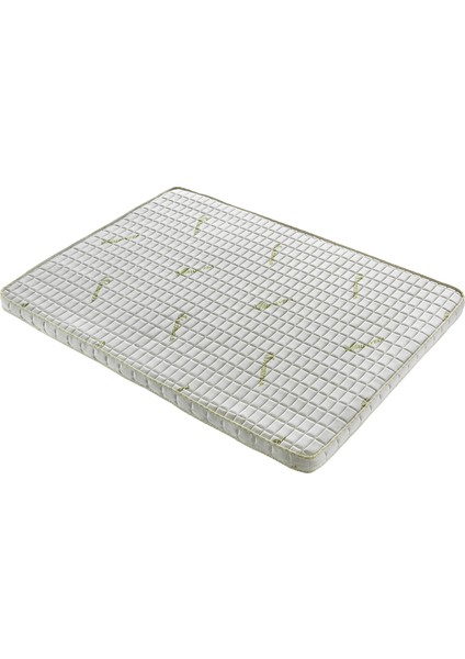 7 cm Aloevera 80X160 Visco Katmanlı Lastikli Uyku Pedi Yatak Şiltesi Lüx Ortopedik Yatak Pedi