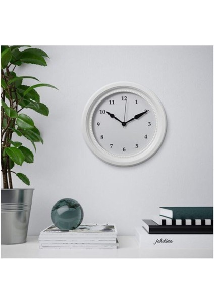 Beyaz Yuvarlak Duvar Saati, 35 Cm, Klasik ve Şık Tasarım fiyatları