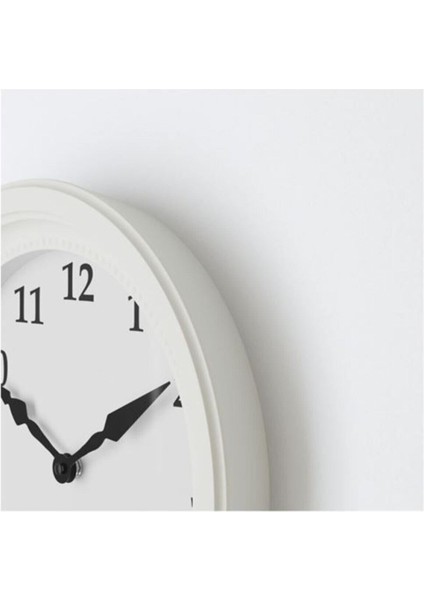 Beyaz Yuvarlak Duvar Saati, 35 Cm, Klasik ve Şık Tasarım modelleri