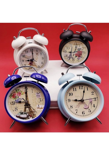 Çok Renkli Metal Alarmlı Saat, Şık ve Kullanışlı Tasarım