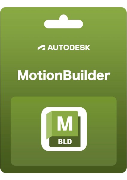 Motionbuilder 2024 (Windows) - 1 Pc 2 Yıl Autodesk Dijital Kod