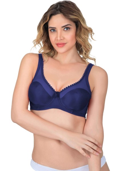 Modlive Lacivert Mı Emay 169 B Basic Balenli Toparlayıcı Sütyen