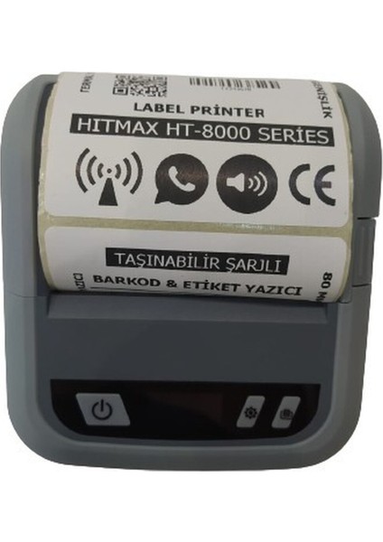 Taşınabilir (Şarjlı) Barkod&etiket Yazıcı Hıtmax HT-8000