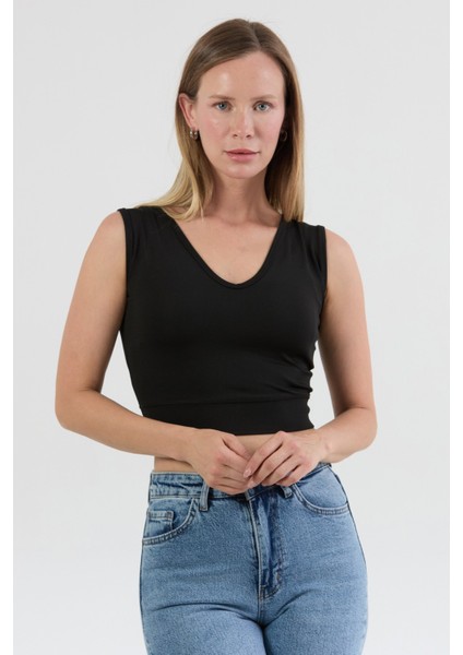 Basic V Yaka Crop Body