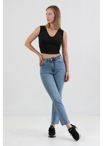 Basic V Yaka Crop Body fiyatları