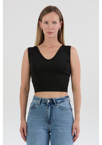 Basic V Yaka Crop Body