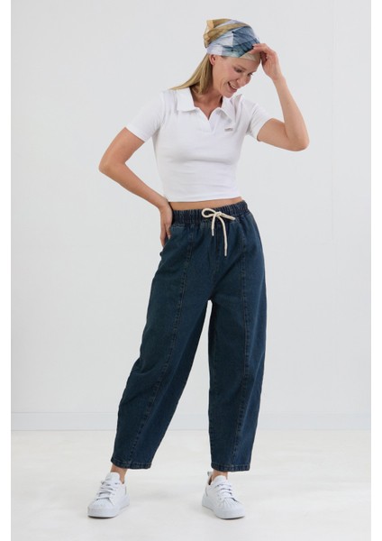 Beli Bağlamalı Slouchy Jean Pantolon fiyatları