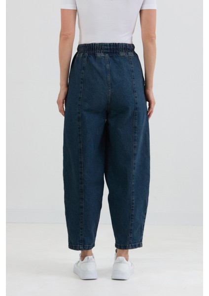 Beli Bağlamalı Slouchy Jean Pantolon indirimleri